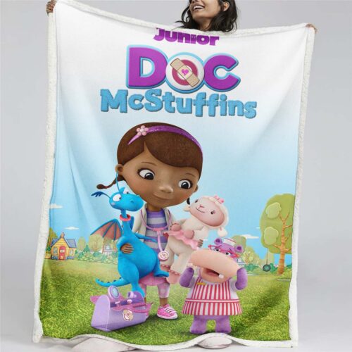 Doc McStuffins Alle Charaktere 01 Decke - Fleecedecke