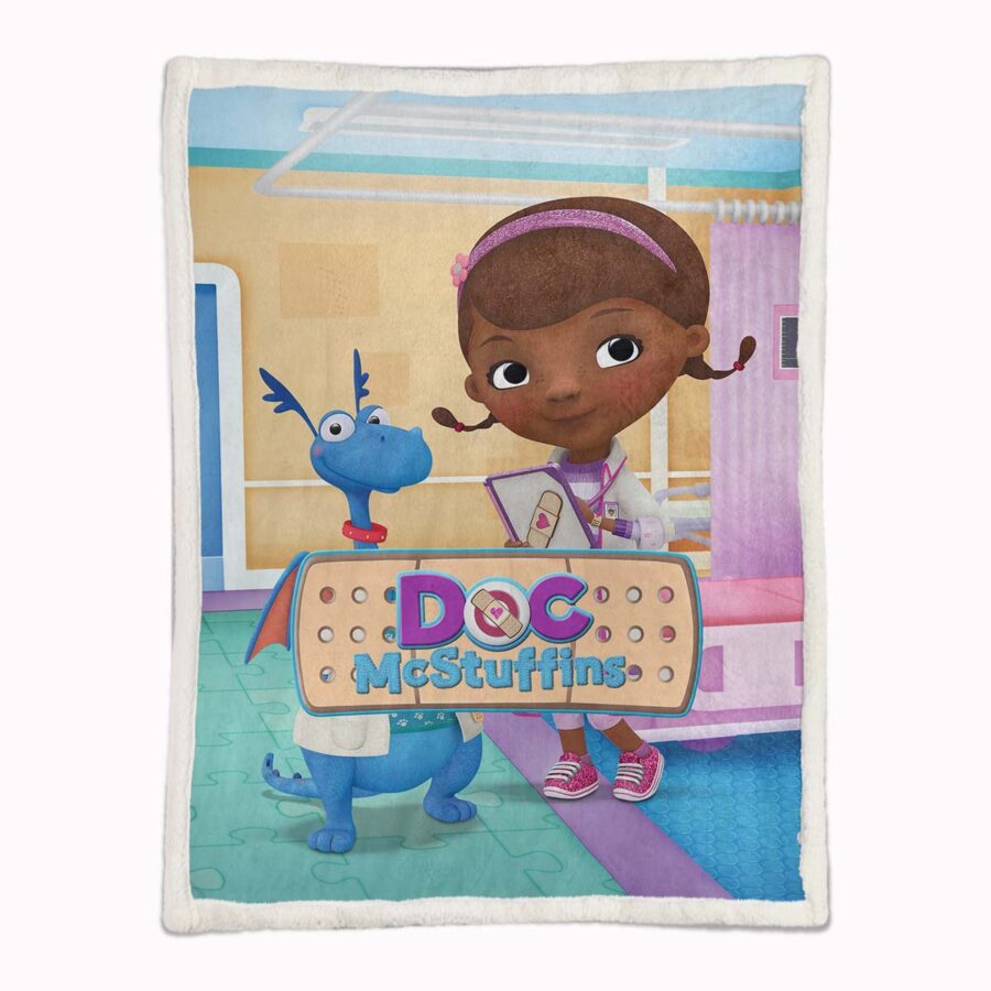 Doc McStuffins - Alle Charaktere 03 Decke - Fleecedecke – Bild 2