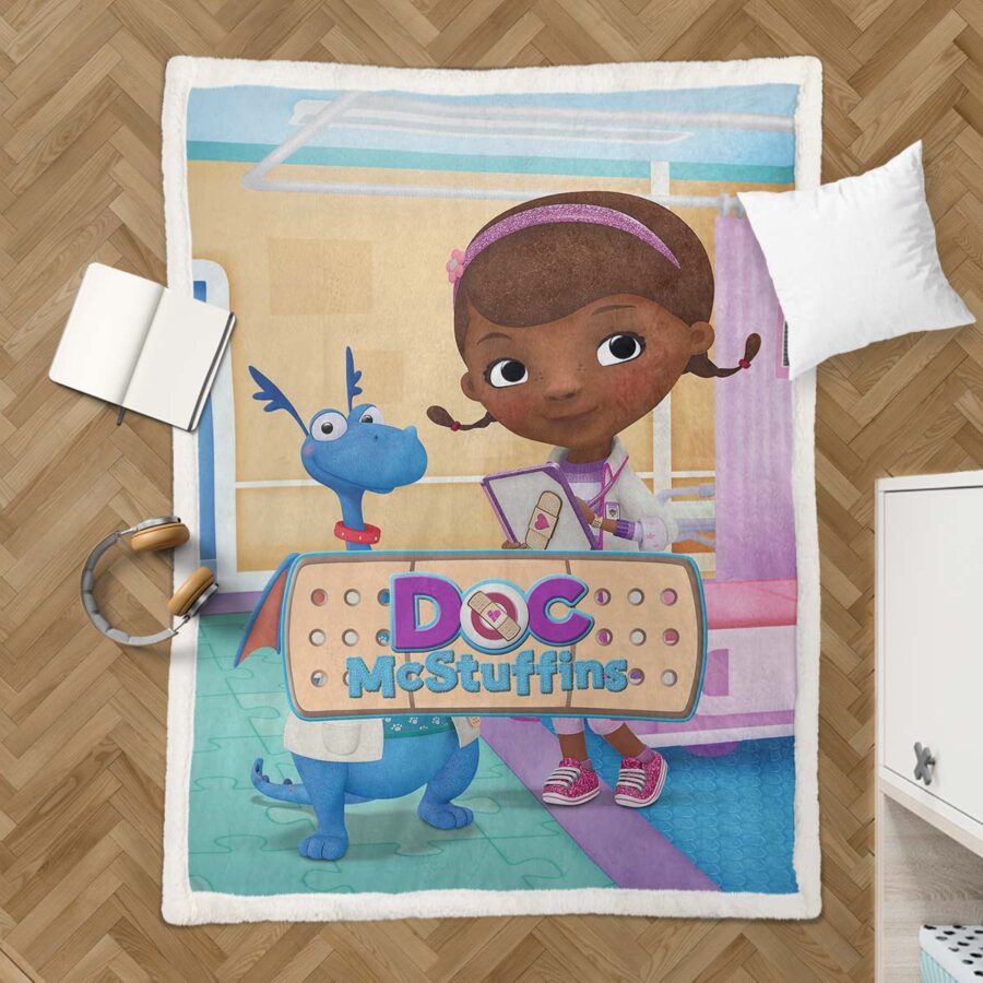 Doc McStuffins - Alle Charaktere 03 Decke - Fleecedecke – Bild 3