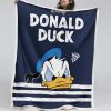 Donald Duck Glücklich 06 Decke - Fleecedecke