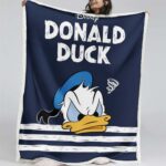 Donald Duck Glücklich 06 Decke – Fleecedecke