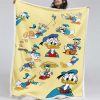 Donald Duck Glücklich 08 Decke - Fleecedecke