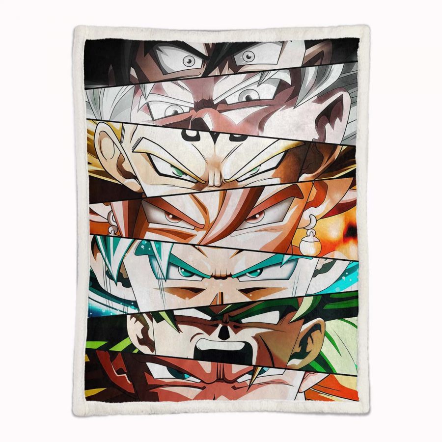 Dragon Ball Charaktere 1001 Decke - Fleecedecke – Bild 2