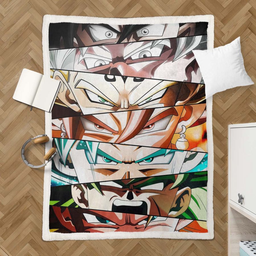 Dragon Ball Charaktere 1001 Decke - Fleecedecke – Bild 3