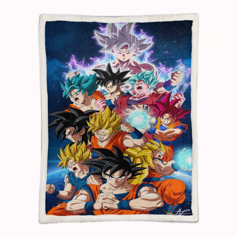 Dragon Ball-Charaktere 1002 Decke - Fleecedecke – Bild 2
