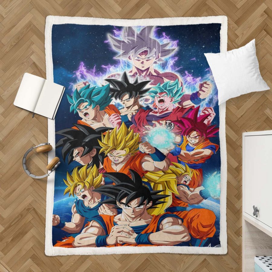 Dragon Ball-Charaktere 1002 Decke - Fleecedecke – Bild 3