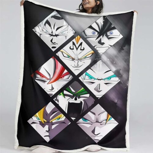 Dragon Ball-Charaktere 1003 Decke - Fleecedecke
