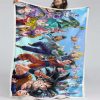 Dragon Ball Son Goku Son Gohan Vegeta Decke - Fleecedecke
