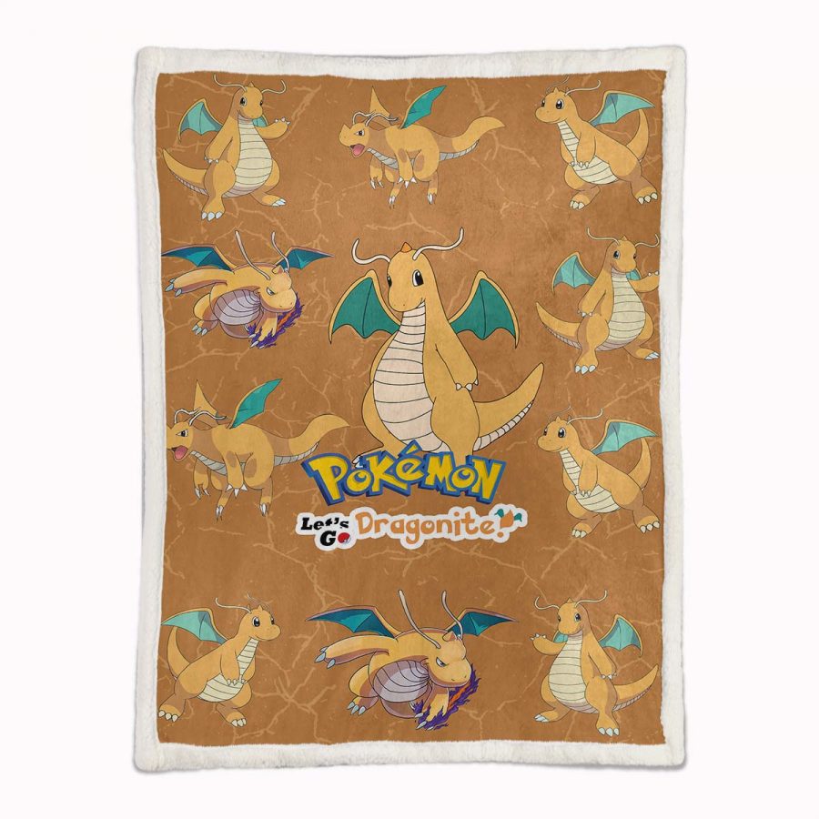 Dragoran-Pokémon Decke - Fleecedecke – Bild 2