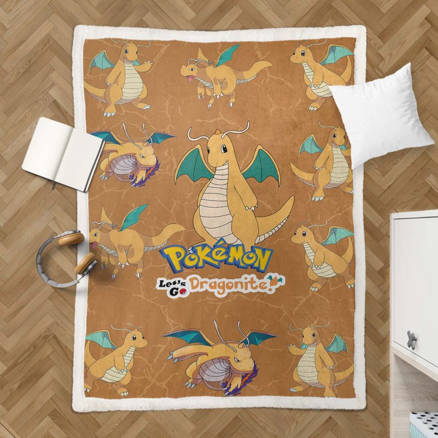 Dragoran-Pokémon Decke - Fleecedecke – Bild 3
