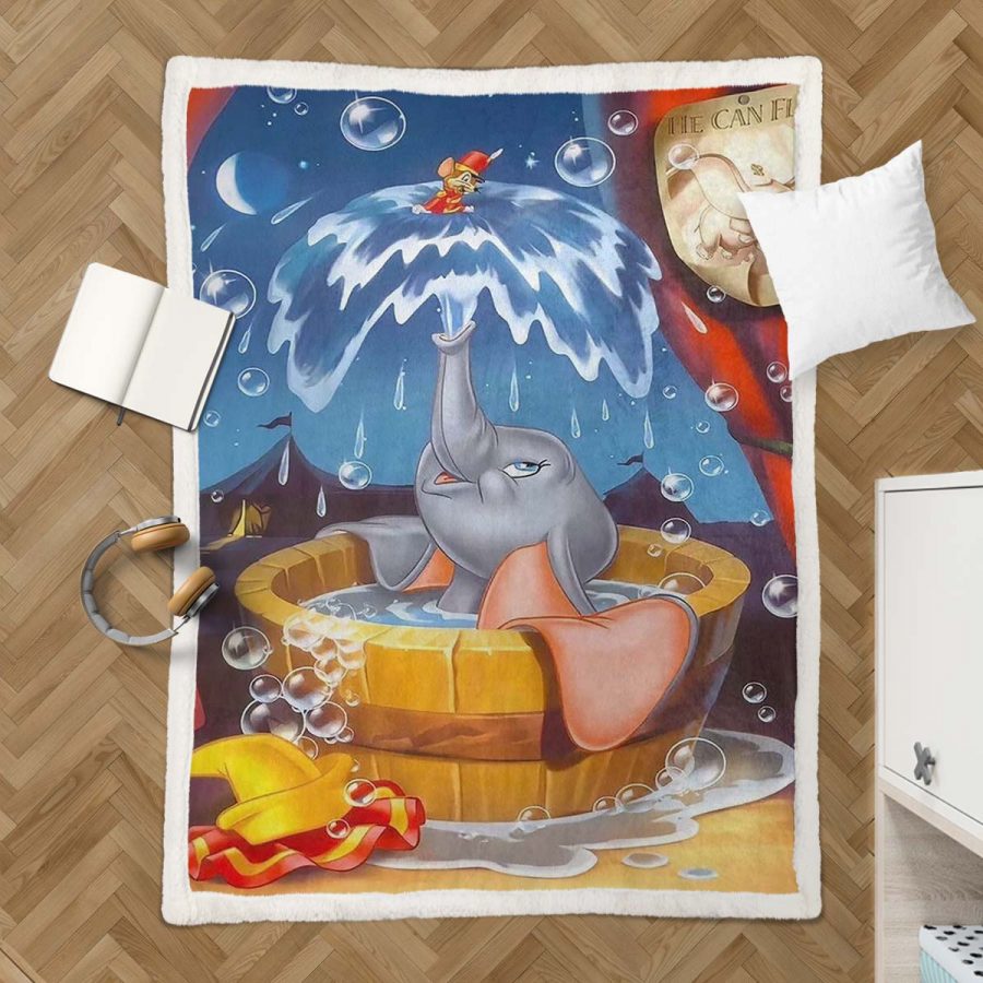 Dumbo 4 Decke - Fleecedecke – Bild 3