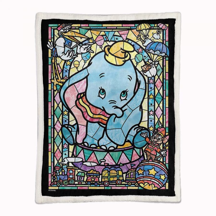 Dumbo Diamantmalerei Decke - Fleecedecke – Bild 2