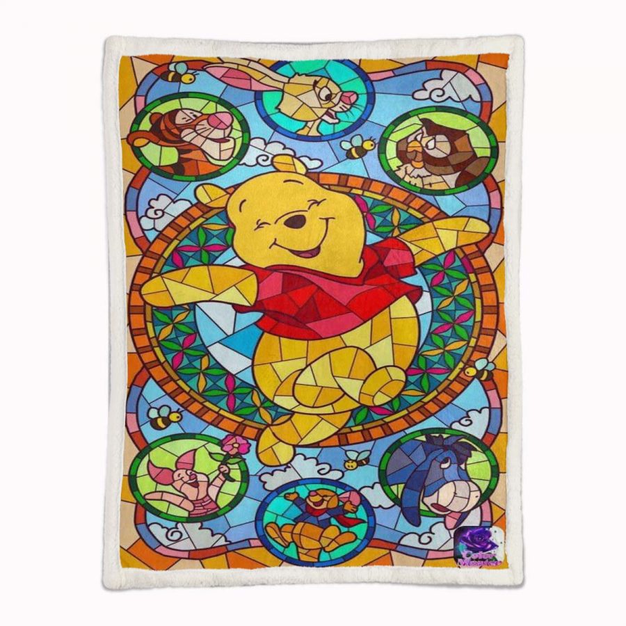 Pooh Diamantmalerei 2 Decke - Fleecedecke – Bild 2