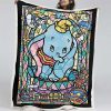 Dumbo Diamantmalerei Decke - Fleecedecke