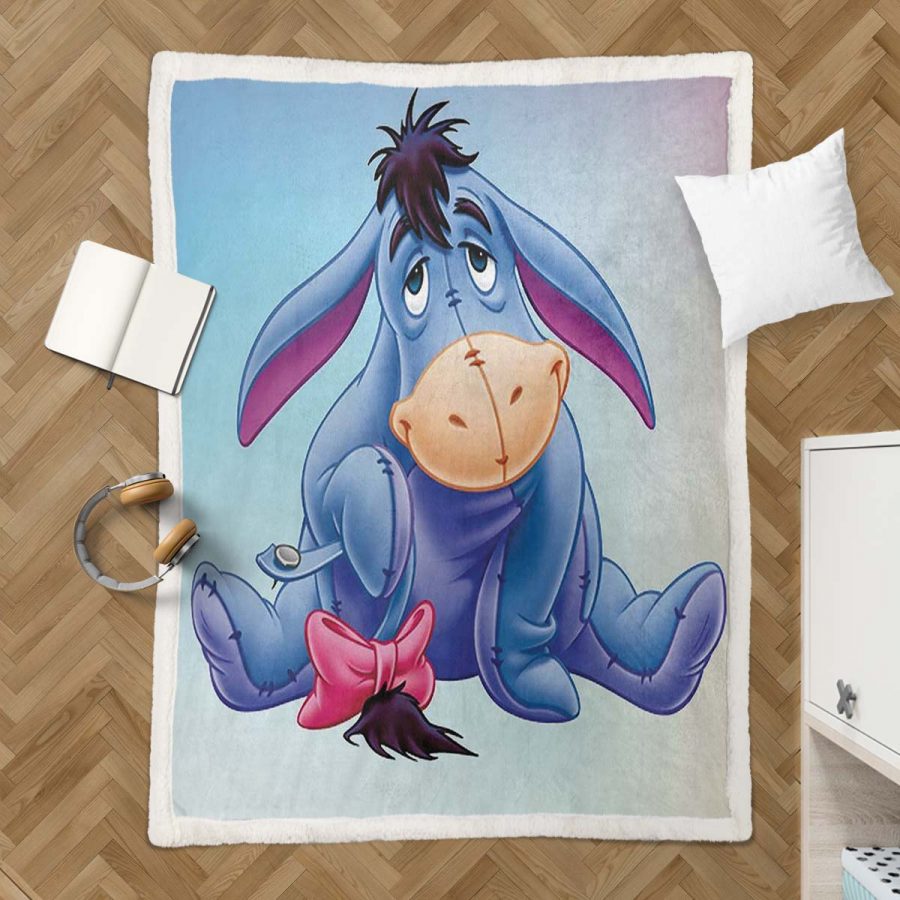 Eeyore Winnie Pooh 01 Decke - Fleecedecke – Bild 3
