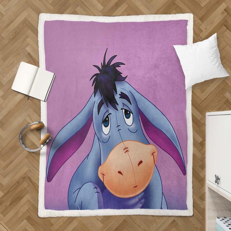 Eeyore Winnie Pooh 02 Decke - Fleecedecke – Bild 3