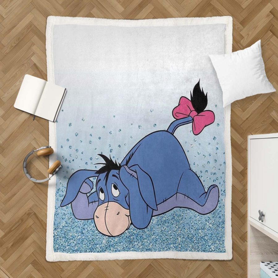 Eeyore Winnie Pooh 04 Decke - Fleecedecke – Bild 3