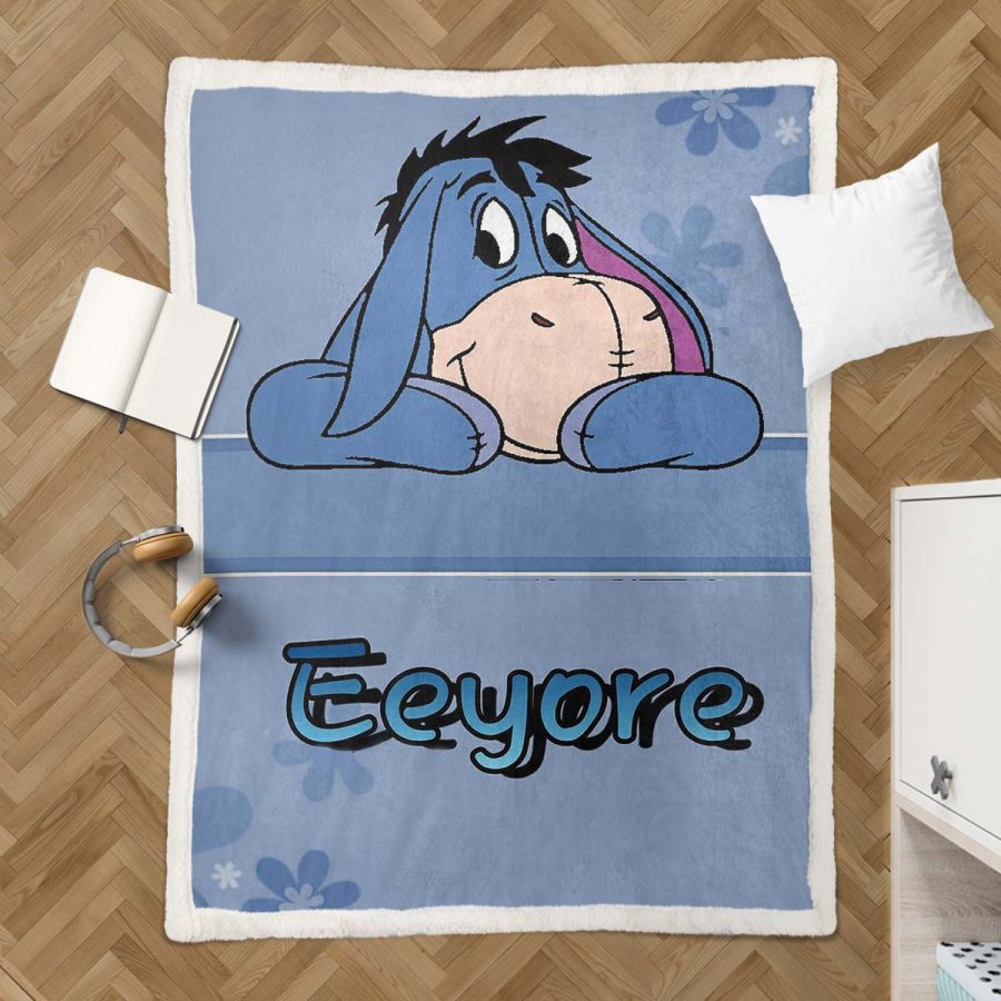 Eeyore Winnie Pooh 05 Decke - Fleecedecke – Bild 3