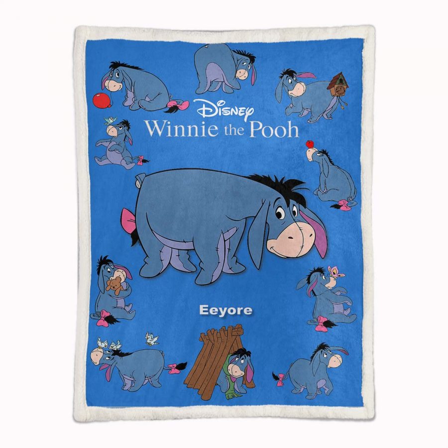 Eeyore Winnie Pooh 06 Decke - Fleecedecke – Bild 2