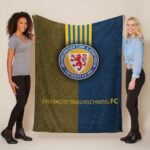 Eintracht Braunschweig Blau Gelb 02 Fleecedecke – Decke