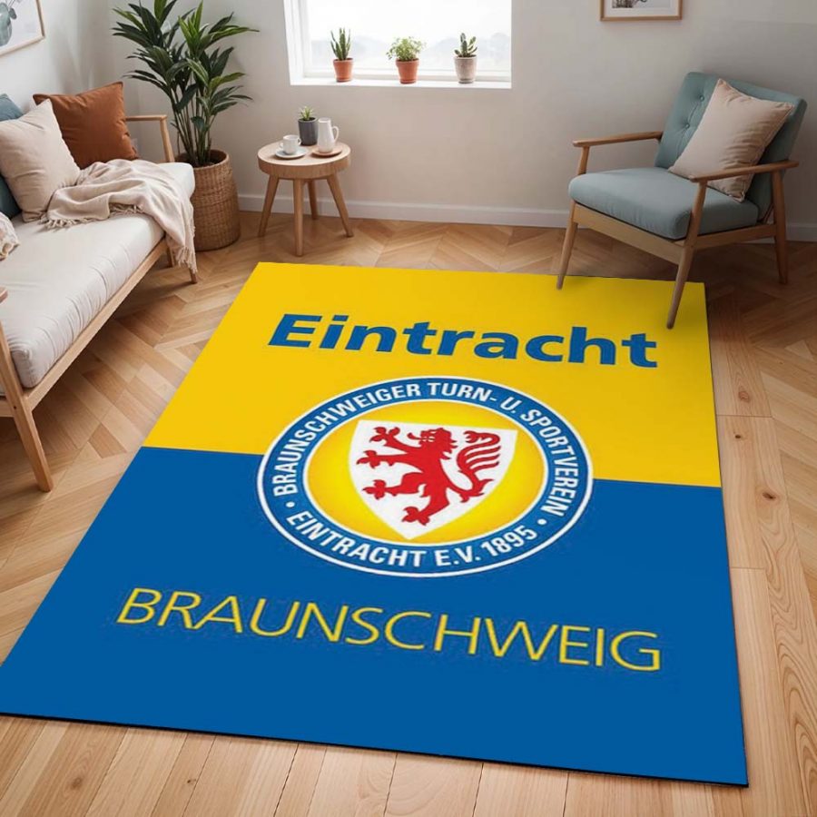 Eintracht Braunschweig Blau Gelb 06 Teppich – Bild 2