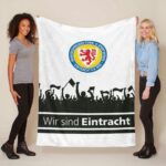 Eintracht Braunschweig Blau Gelb 08 Fleecedecke – Decke
