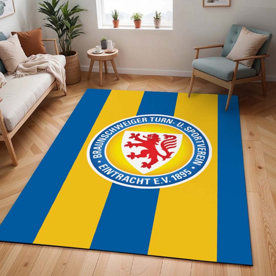 Eintracht Braunschweig Blau Gelb 09 Teppich – Bild 2