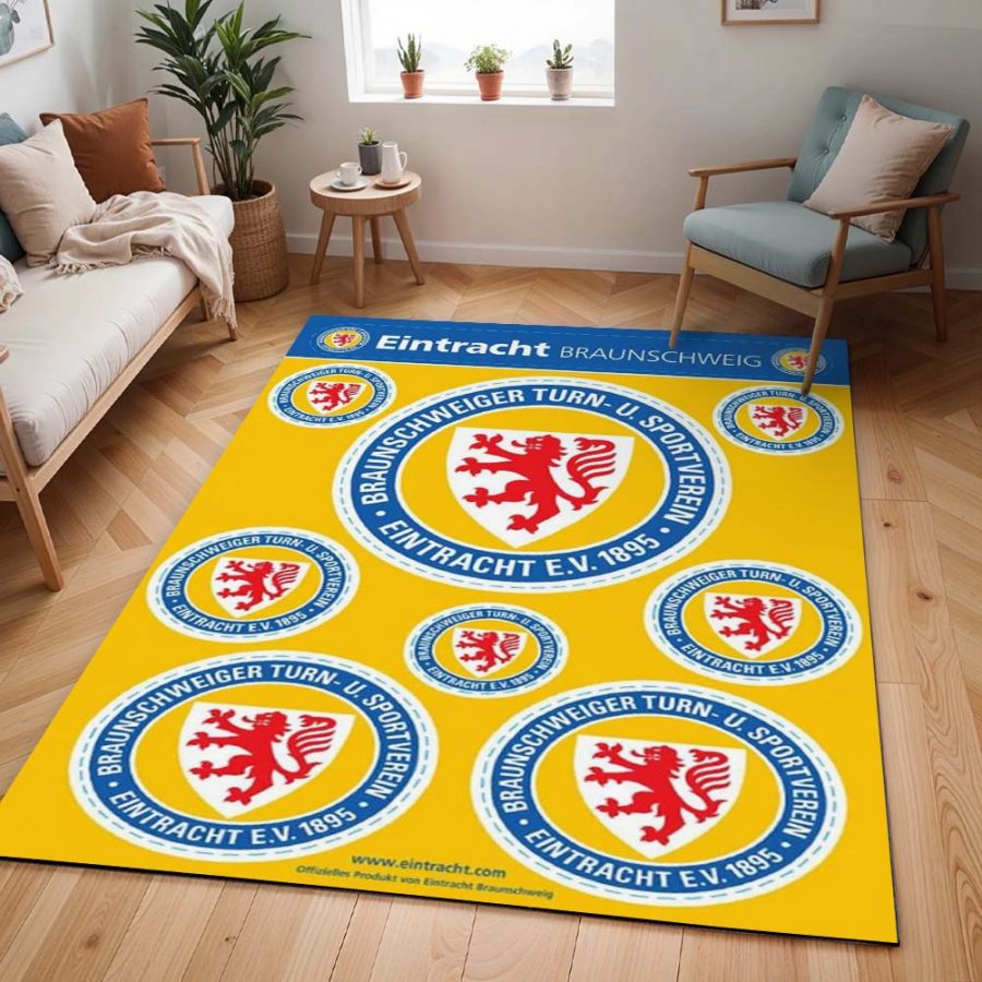 Eintracht Braunschweig Blau Gelb 12 Teppich – Bild 2