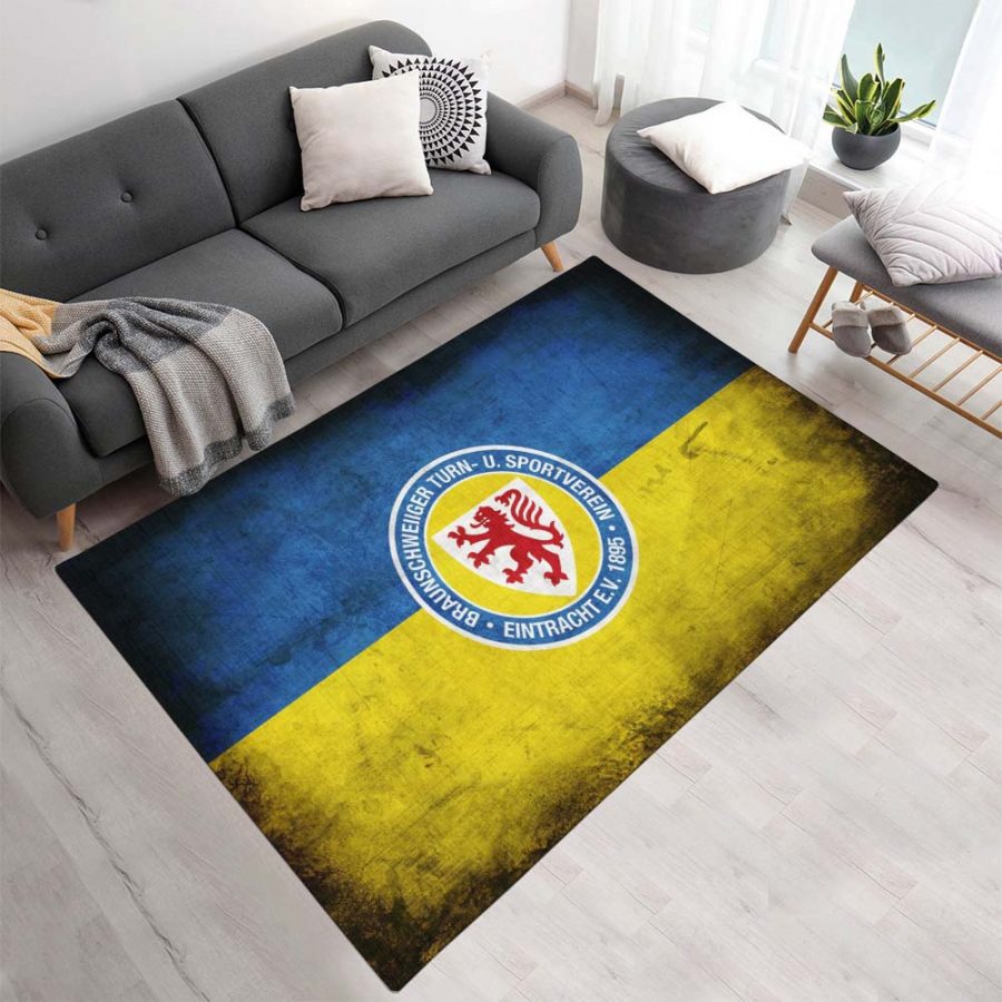 Eintracht Braunschweig Blau Gelb 3 Teppich – Bild 2