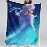 Elsa Die Eiskönigin – Schneeprinzessin 02 Decke – Fleecedecke