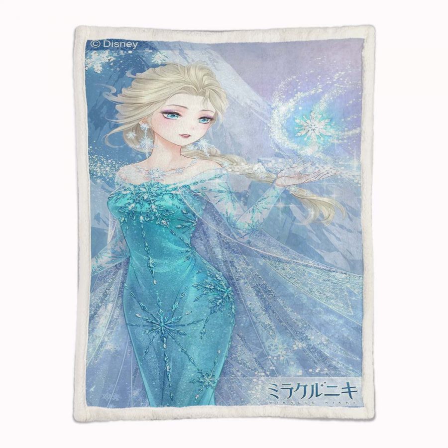 Elsa Die Eiskönigin - Schneeprinzessin 03 Decke - Fleecedecke – Bild 2