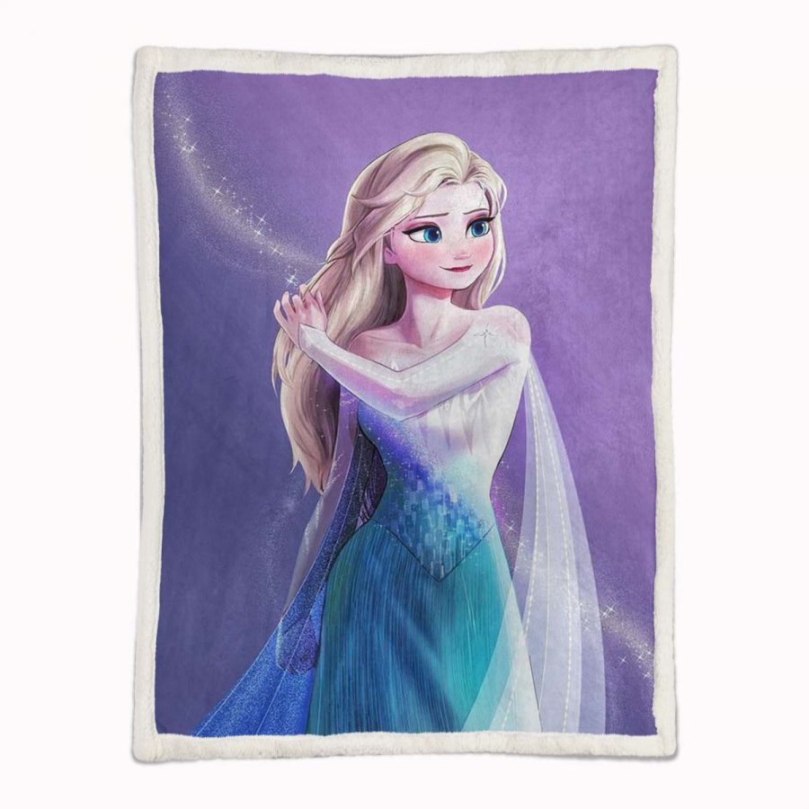 Elsa Die Eiskönigin - Schneeprinzessin 04 Decke - Fleecedecke – Bild 2