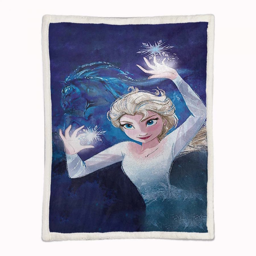 Elsa Die Eiskönigin - Schneeprinzessin 06 Decke - Fleecedecke – Bild 2