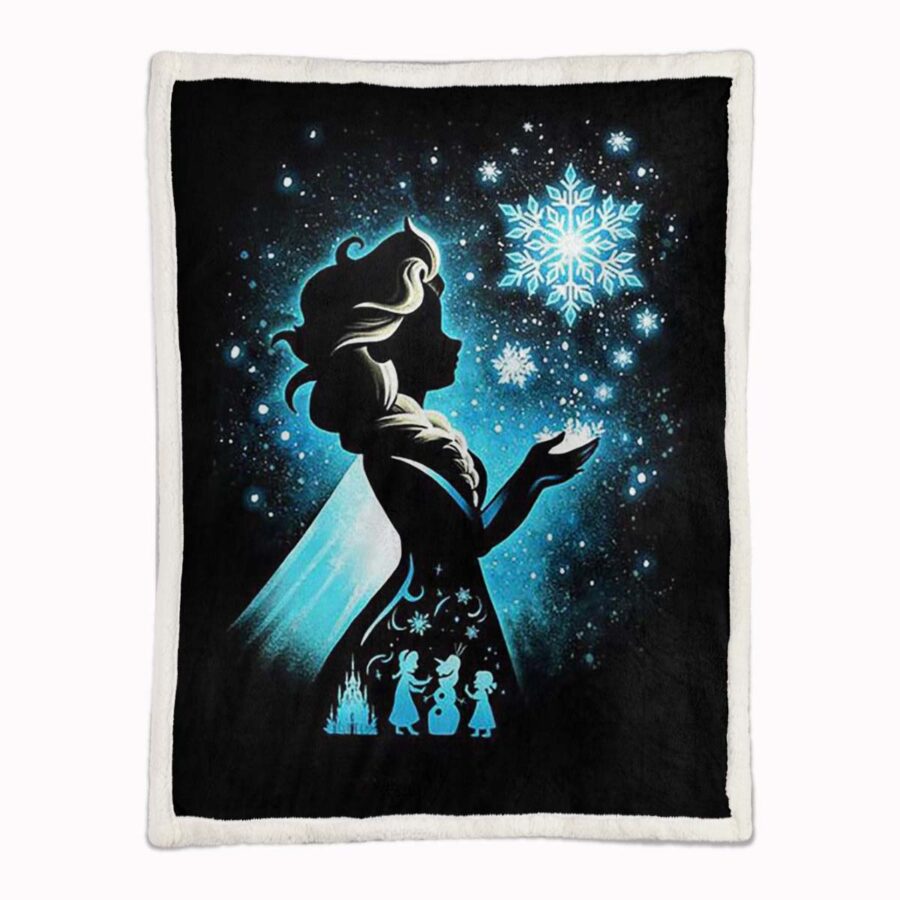 Elsa Die Eiskönigin - Schneeprinzessin 10 Decke - Fleecedecke – Bild 2