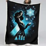 Elsa Die Eiskönigin – Schneeprinzessin 10 Decke – Fleecedecke