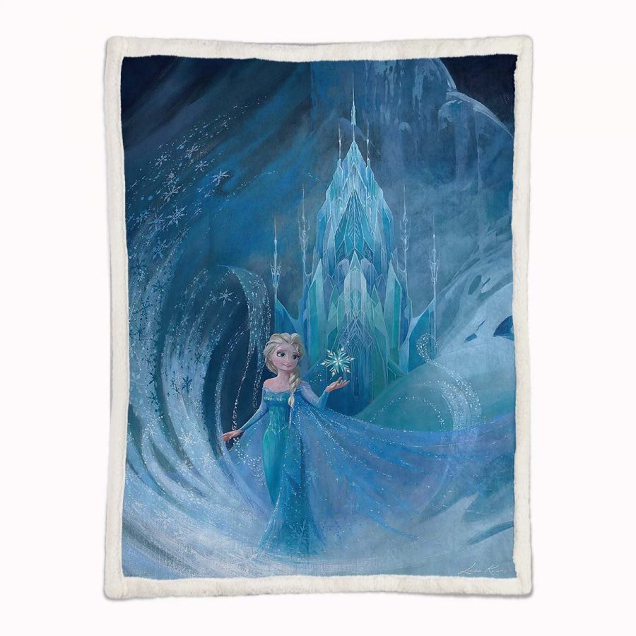 Elsa Die Eiskönigin - Schneeprinzessin 11 Decke - Fleecedecke – Bild 2