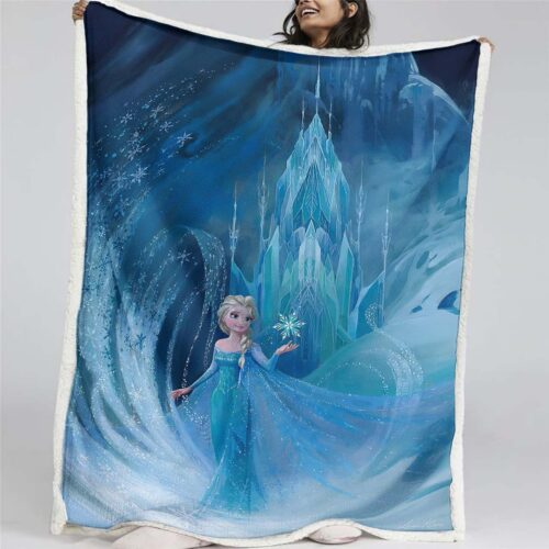 Elsa Die Eiskönigin - Schneeprinzessin 11 Decke - Fleecedecke