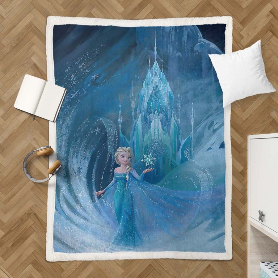 Elsa Die Eiskönigin - Schneeprinzessin 11 Decke - Fleecedecke – Bild 3