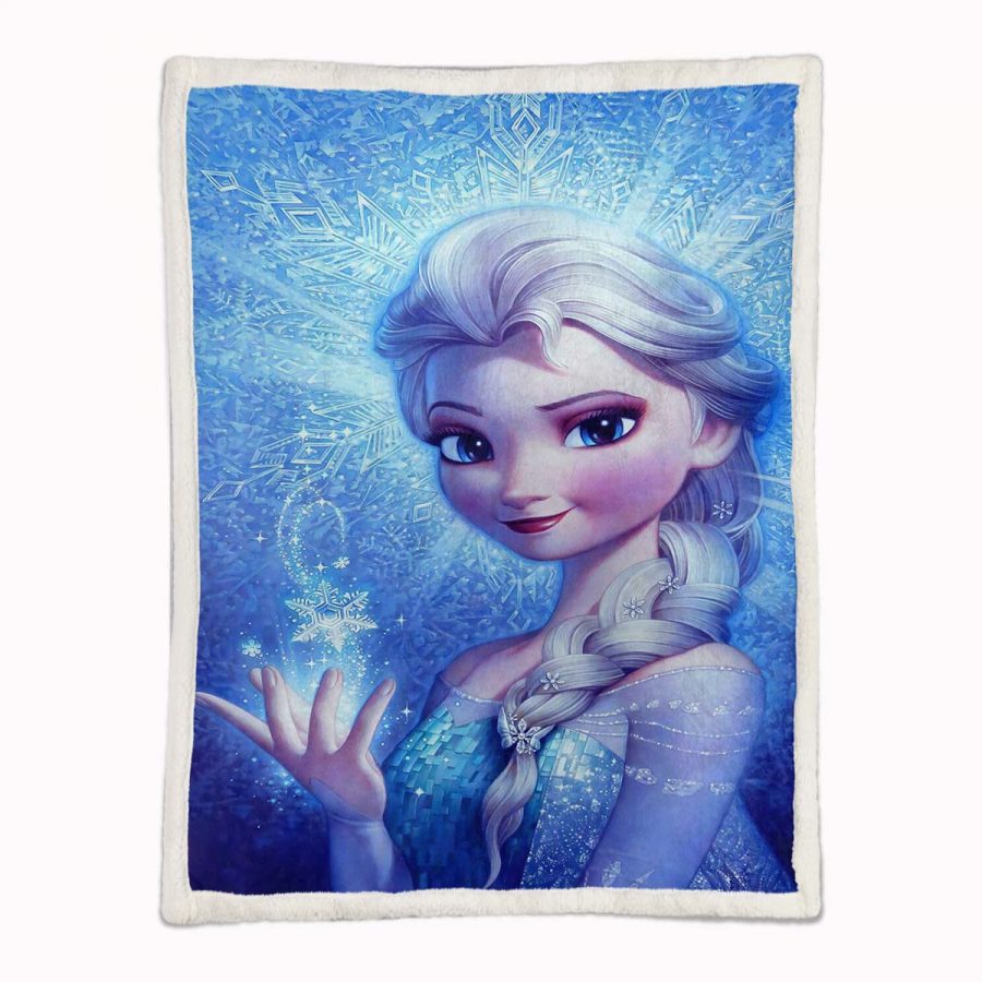 Elsa Die Eiskönigin - Schneeprinzessin 13 Decke - Fleecedecke – Bild 2