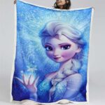 Elsa Die Eiskönigin – Schneeprinzessin 13 Decke – Fleecedecke