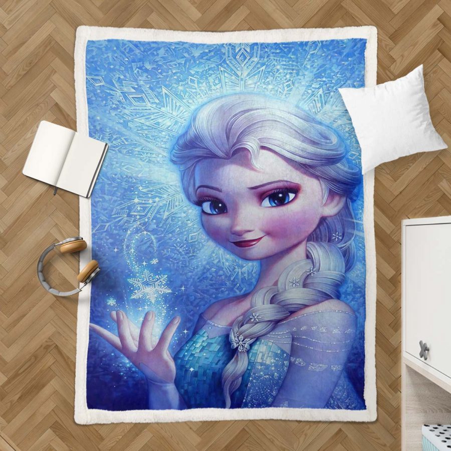 Elsa Die Eiskönigin - Schneeprinzessin 13 Decke - Fleecedecke – Bild 3