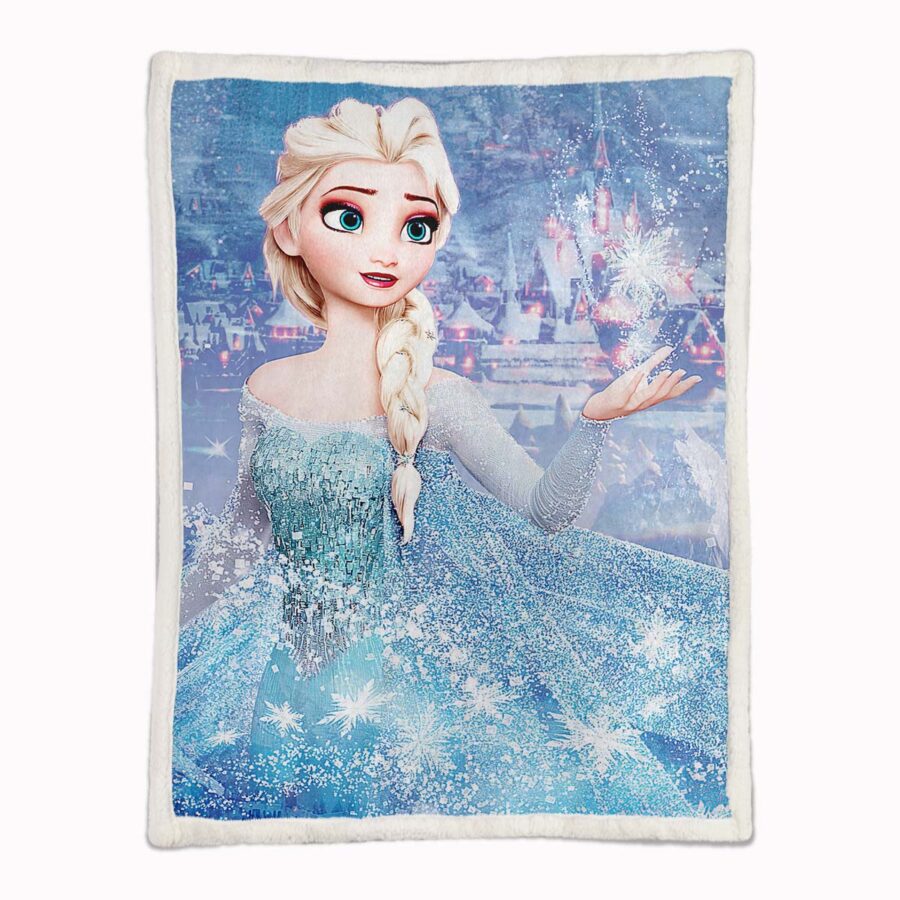 Elsa Die Eiskönigin - Schneeprinzessin 14 Decke - Fleecedecke – Bild 2