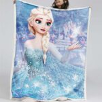 Elsa Die Eiskönigin – Schneeprinzessin 14 Decke – Fleecedecke