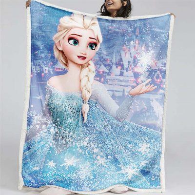 Elsa Die Eiskönigin - Schneeprinzessin 14 Decke - Fleecedecke