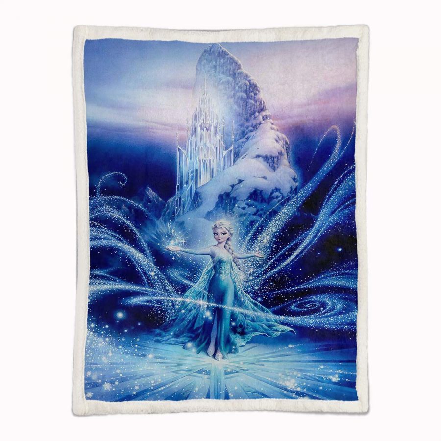 Elsa Die Eiskönigin - Schneeprinzessin 16 Decke - Fleecedecke – Bild 2