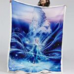 Elsa Die Eiskönigin – Schneeprinzessin 16 Decke – Fleecedecke