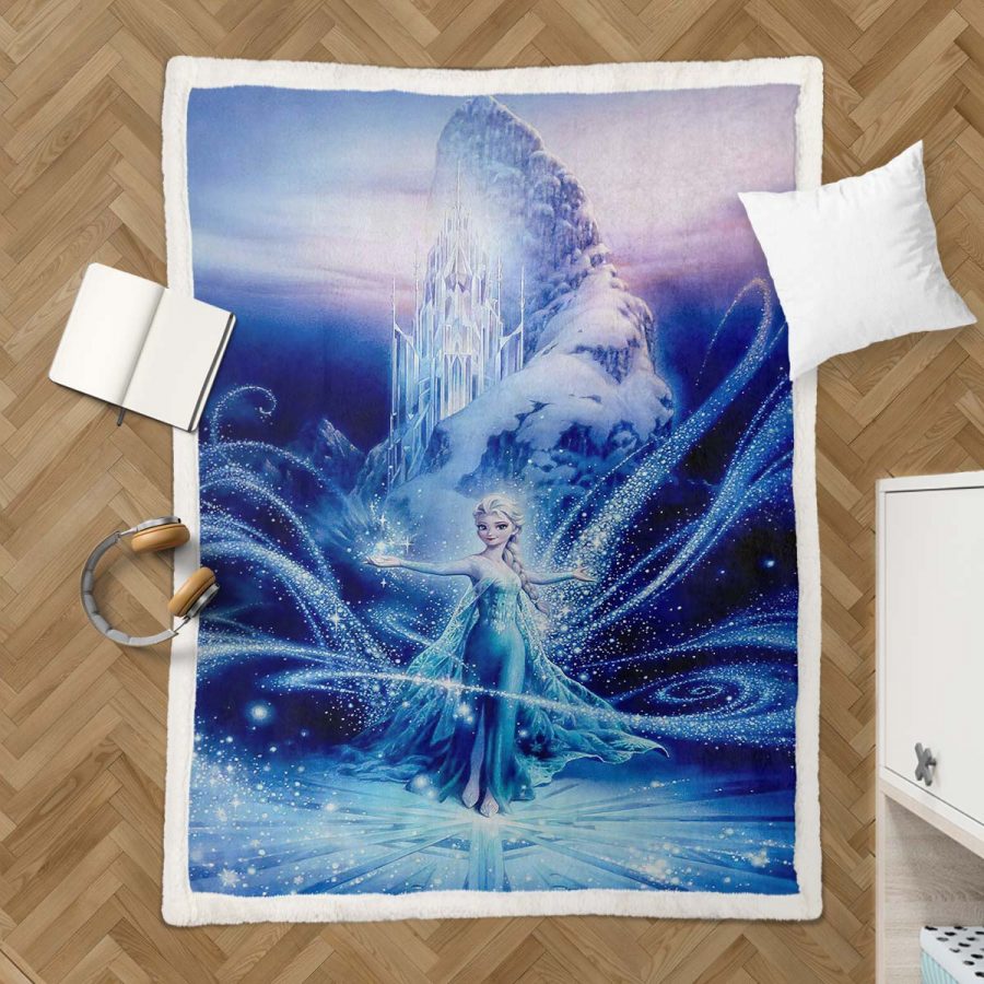 Elsa Die Eiskönigin - Schneeprinzessin 16 Decke - Fleecedecke – Bild 3