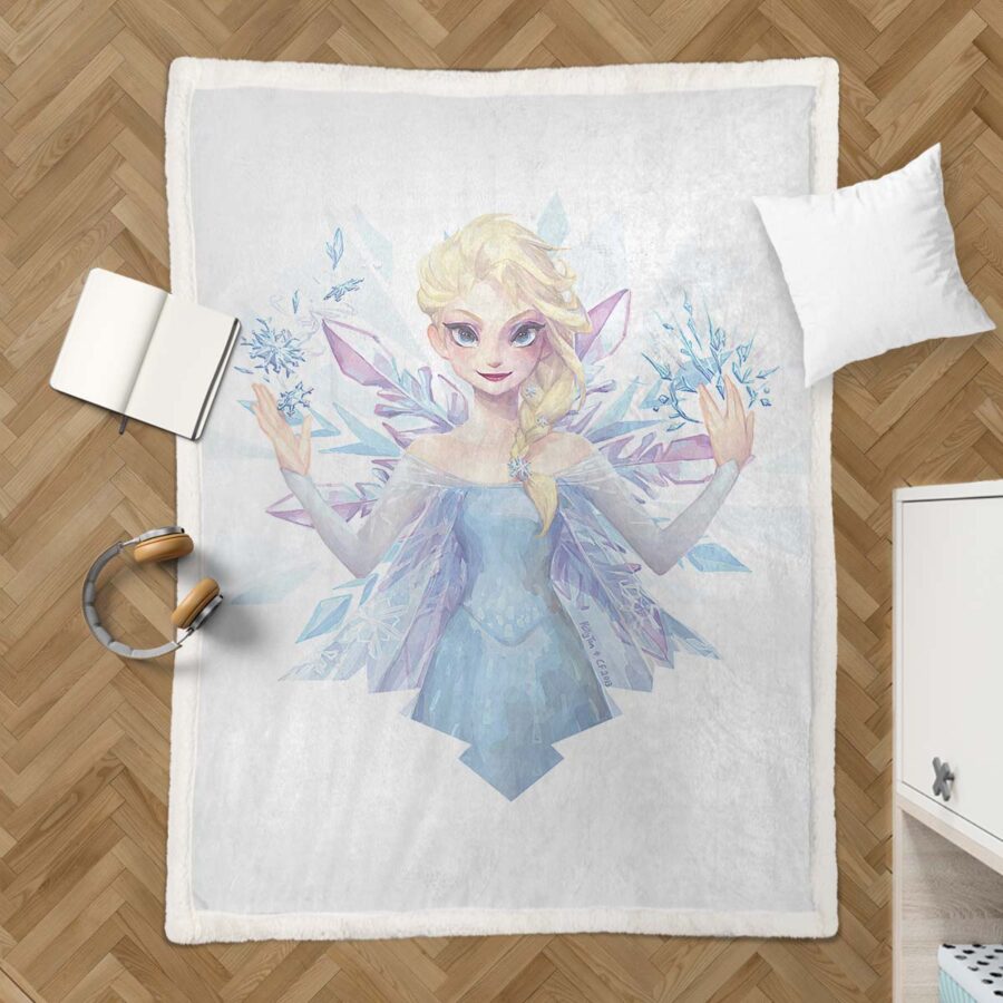 Elsa Die Eiskönigin - Schneeprinzessin 19 Decke - Fleecedecke – Bild 3