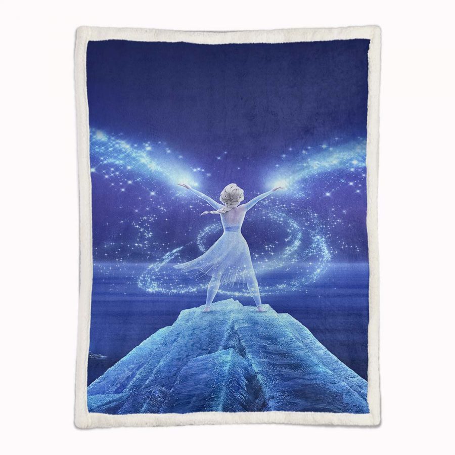 Elsa Die Eiskönigin - Schneeprinzessin 20 Decke - Fleecedecke – Bild 2