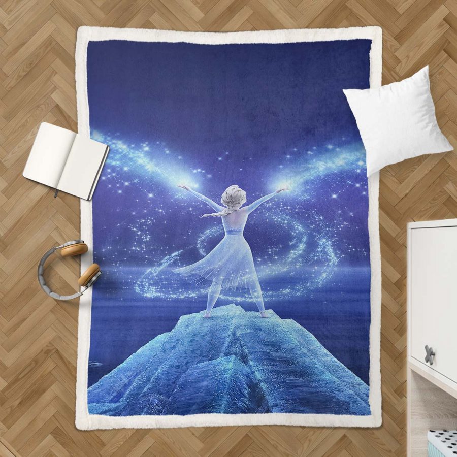 Elsa Die Eiskönigin - Schneeprinzessin 20 Decke - Fleecedecke – Bild 3